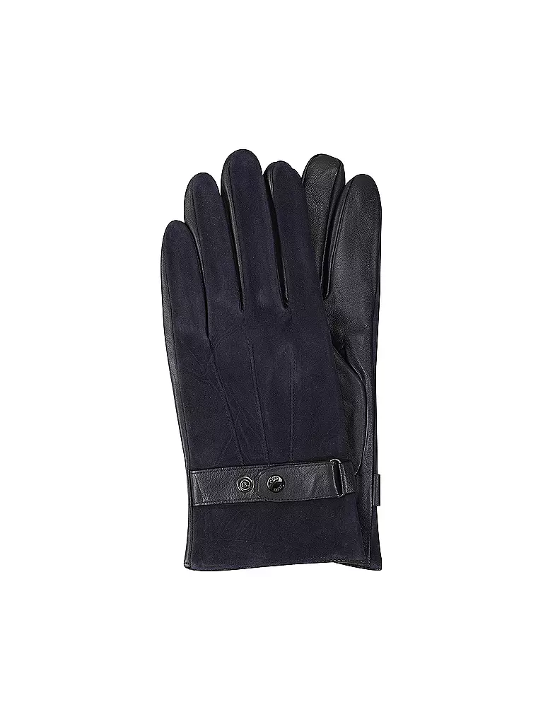 JOOP Lederhandschuhe blau