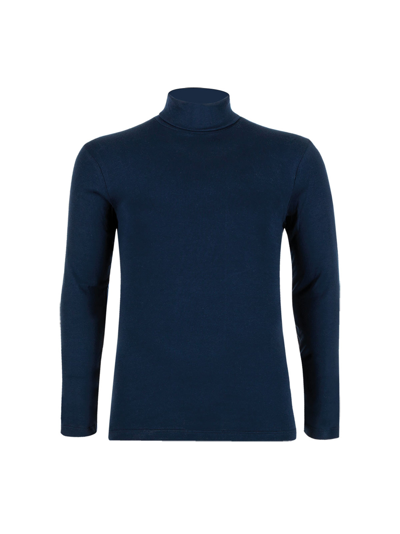Tee-shirt col roulé pur coton