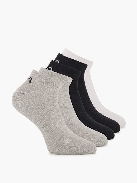 FILA 5 Pack Sneaker-Socken Grau