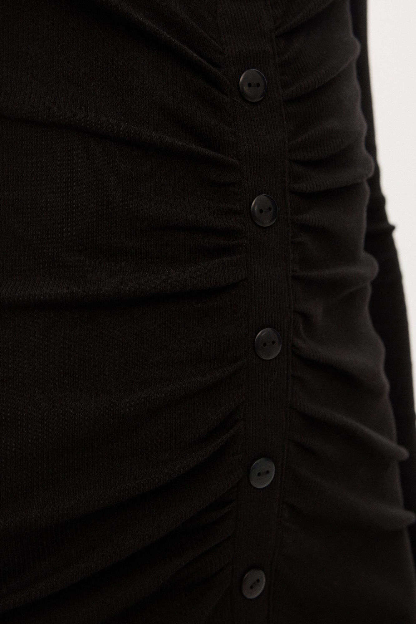 Vestido polo franzido