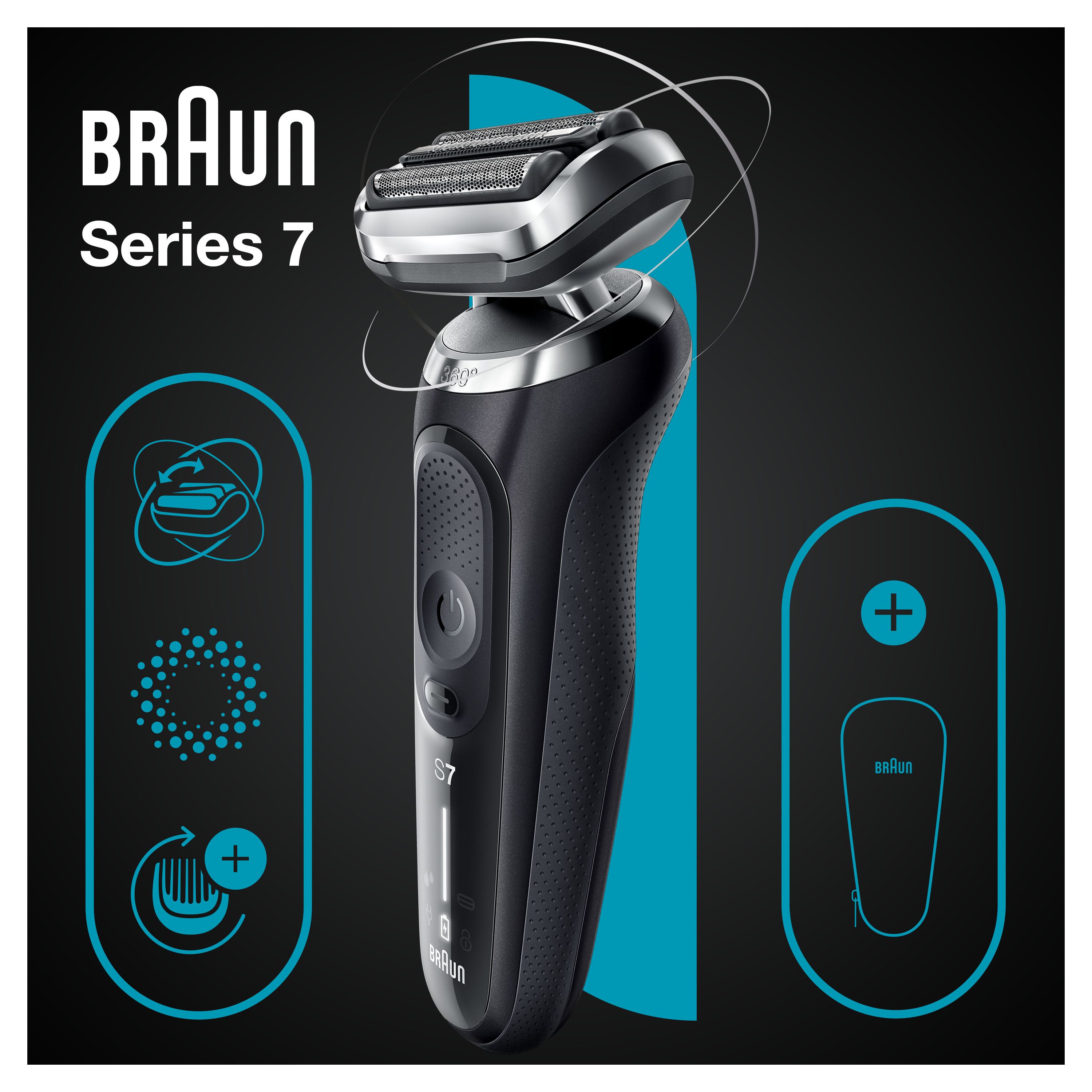 Braun - Elektrischer Rasierer für Männer 