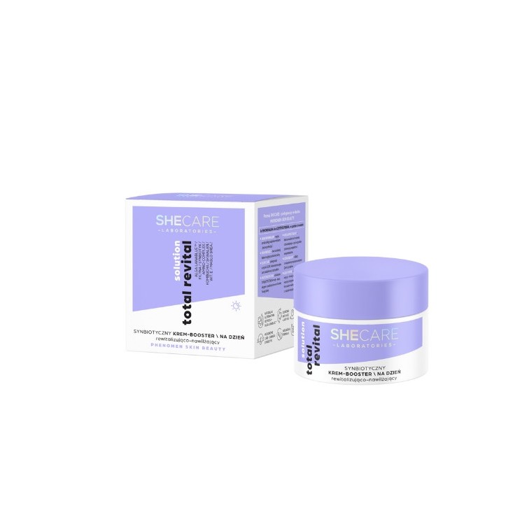 SheCare Total Revital Solution synbiotische gezichtscrème-booster voor de dag 50 ml