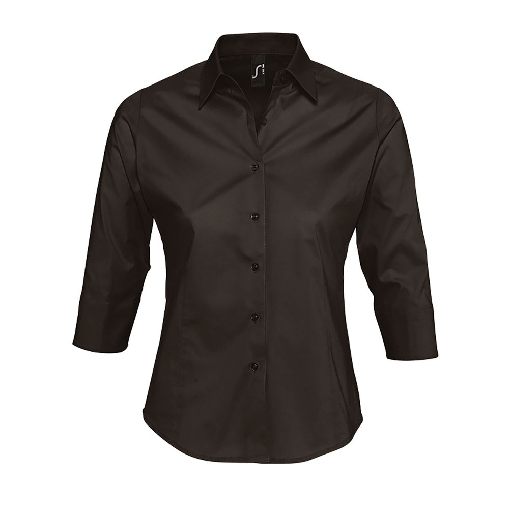 SOL'S 17010 - Effect Chemise Femme Stretch Manches 3/4