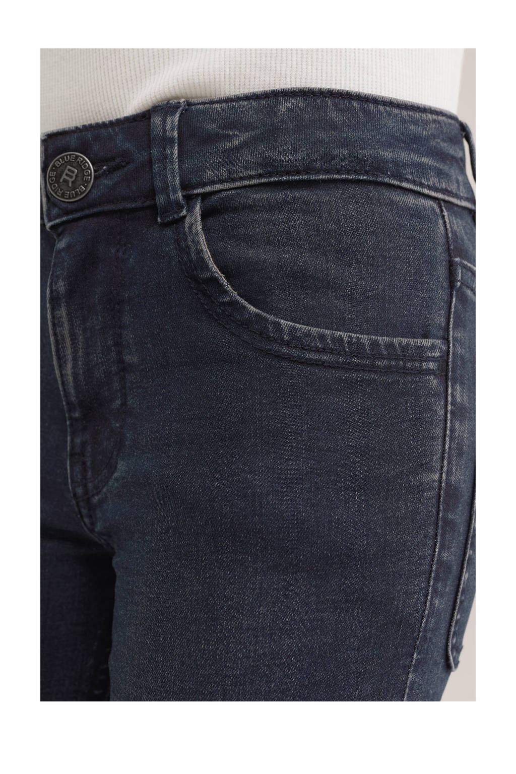 WE Fashion flared jeans blue black denim