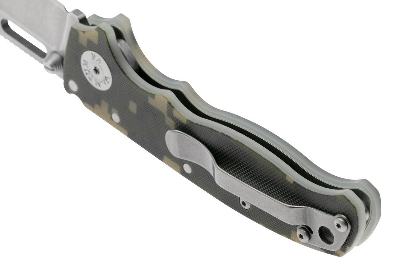 Demko Knives AD20.5 Shark-Lock CPM 3V Shark Foot AD205-3V-SFDC Digi-Camo G10, zakmes