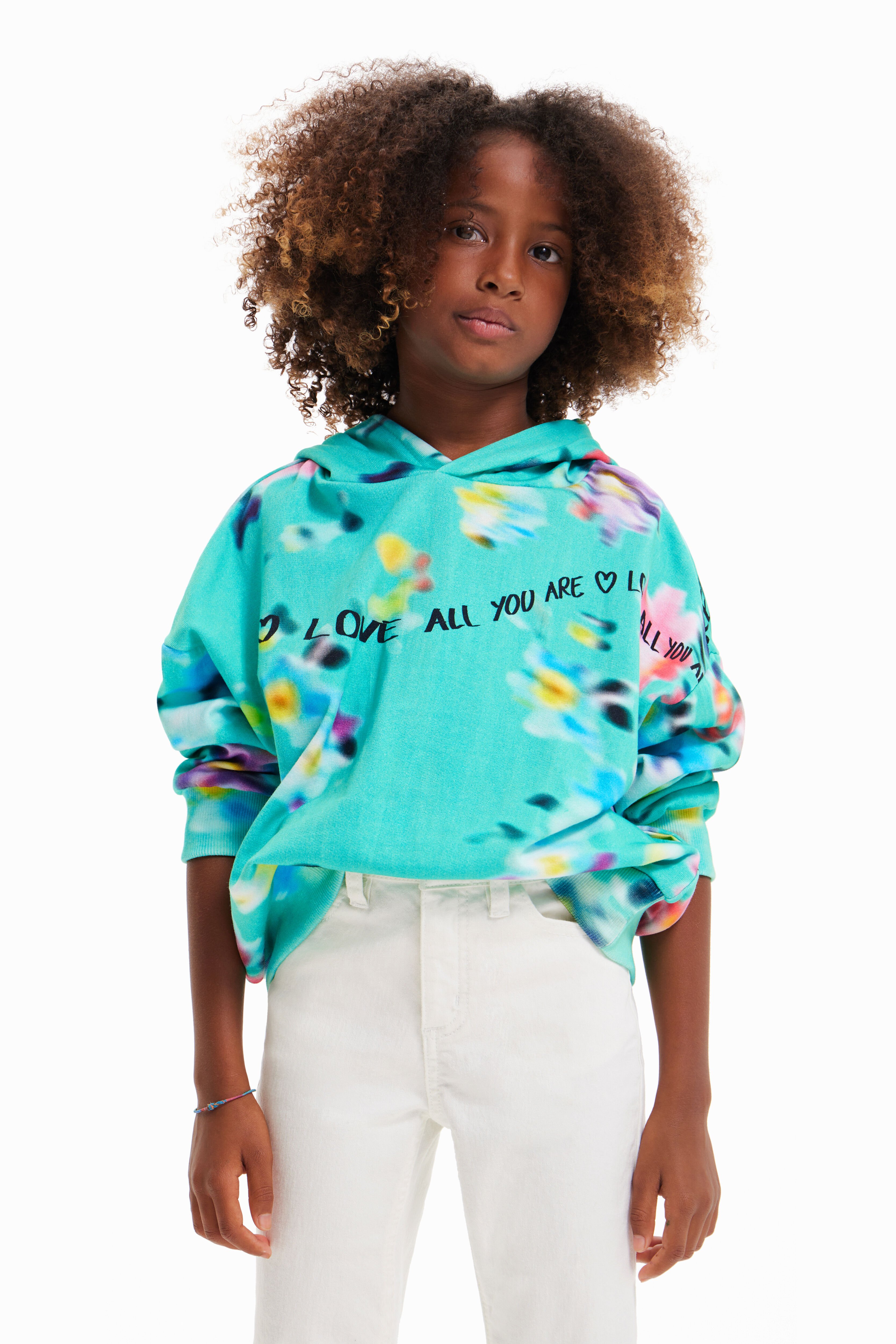 Sweat-shirt oversize flou