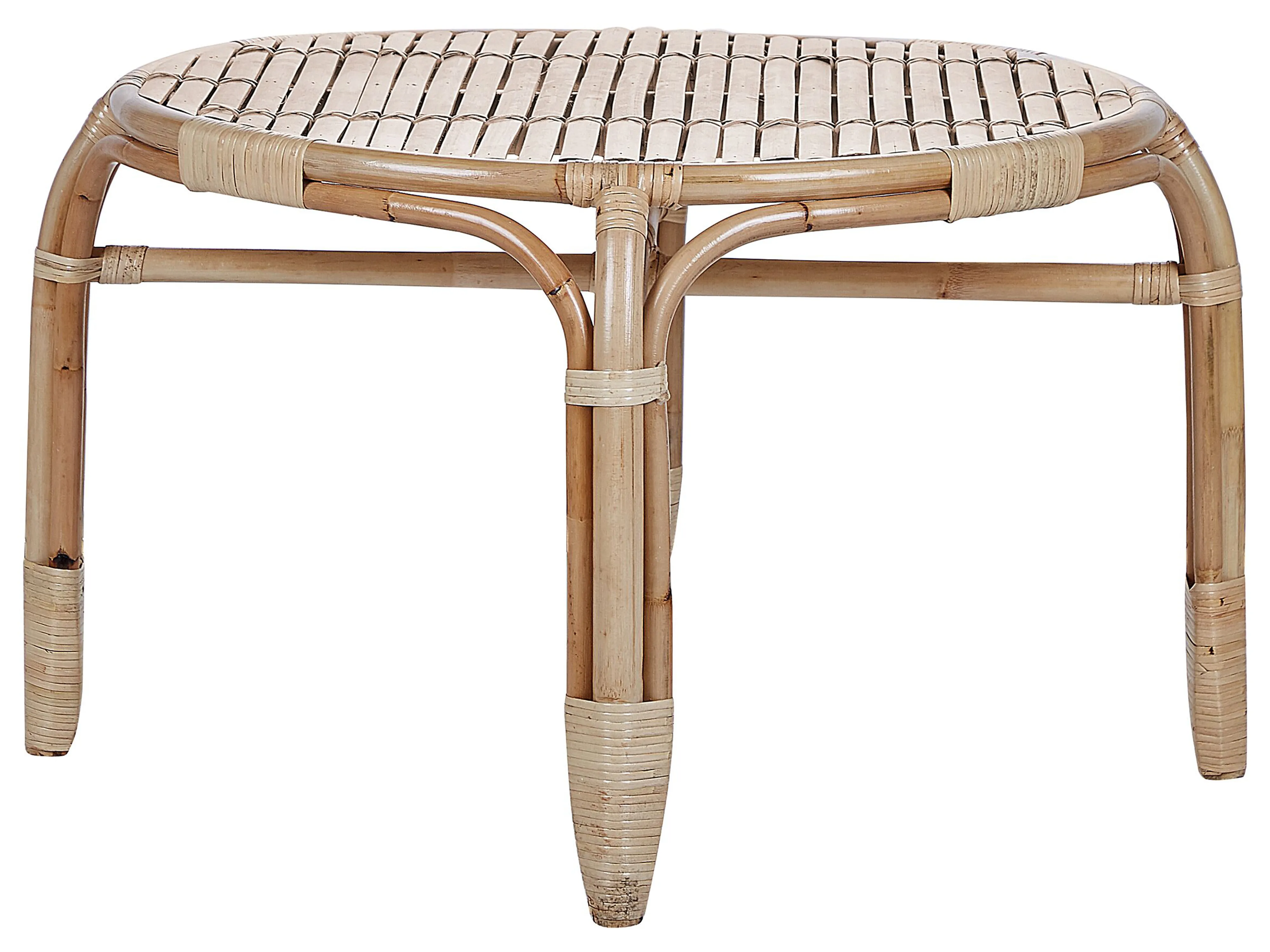 Loungeset met tafel 4-zits BRINDISI Rotan Natuurlijk
