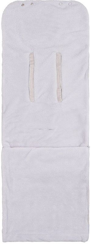Baby's Only - Voetenzak - Kiezelgrijs - Ribfluweel-Look - Teddyfleece