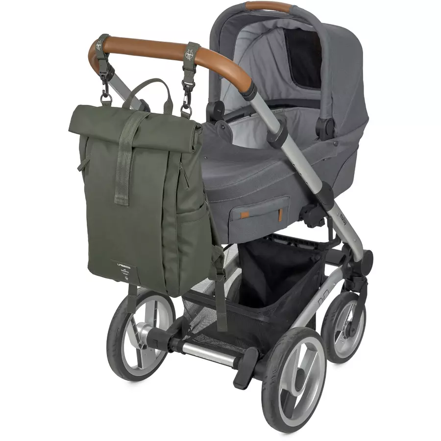 LÄSSIG Wickelrucksack Rolltop Up Backpack olive