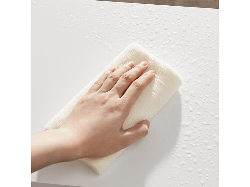 VASAGLE Waschbeckenunterschrank 90 x 60 cm, Weiss Badezimmerregal