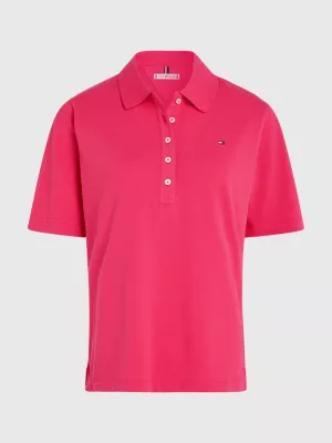 Polo Regular com Bordado de Bandeira da Coleção 1985
