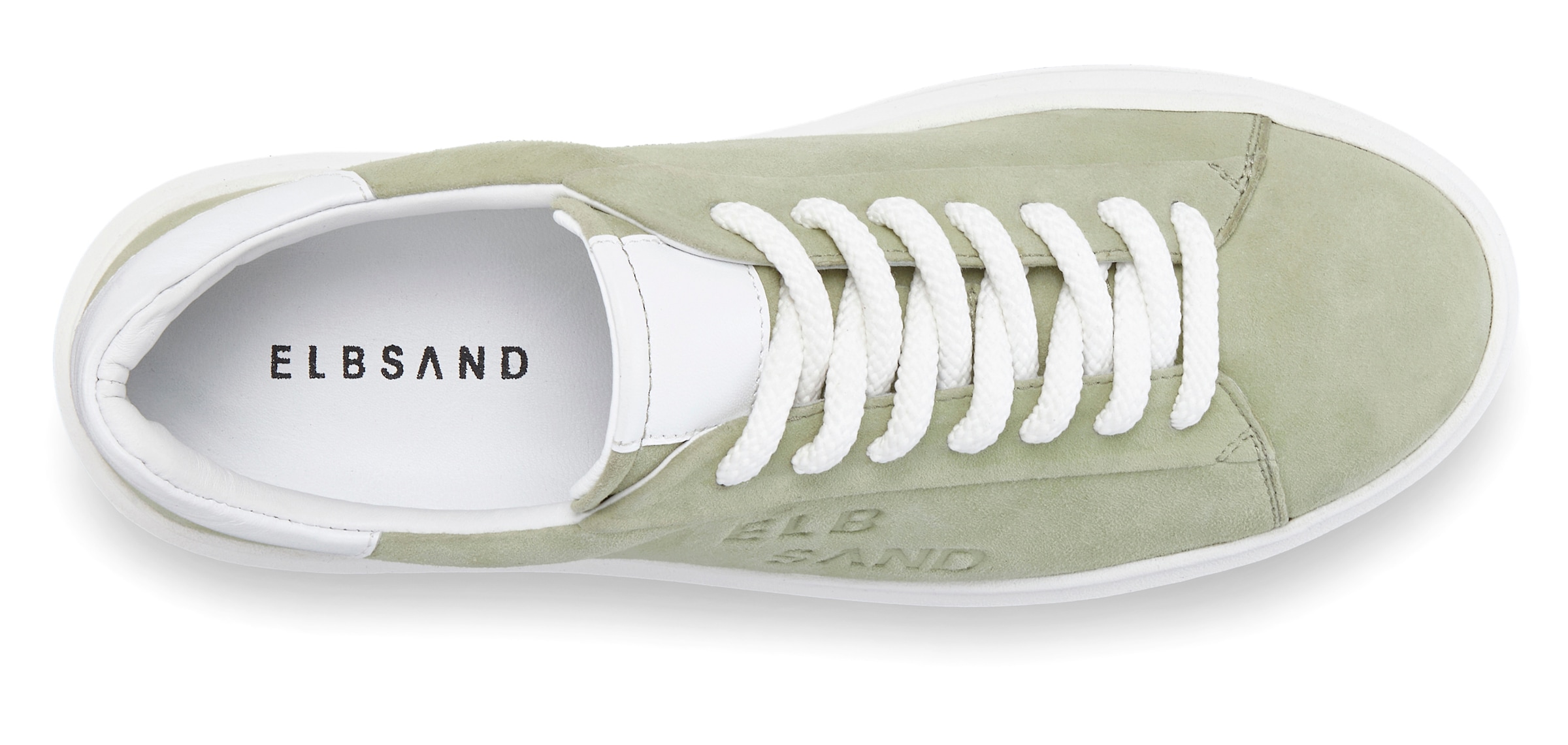 Elbsand Sneaker »Schnürschuh«  Schnürhalbschuh,Freizeitschuh aus Leder mit modischer Plateausohle