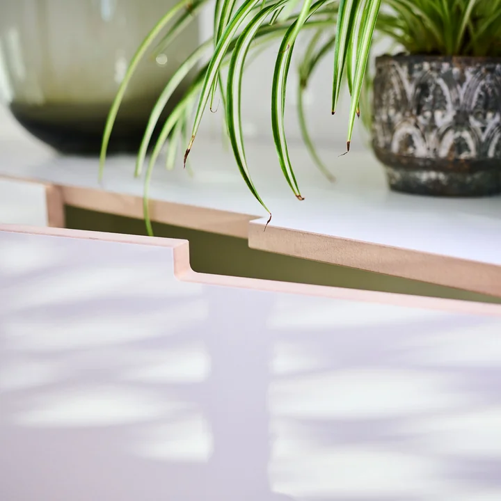 Tojo - stau Sideboard side, 200 x 110 cm, weiss