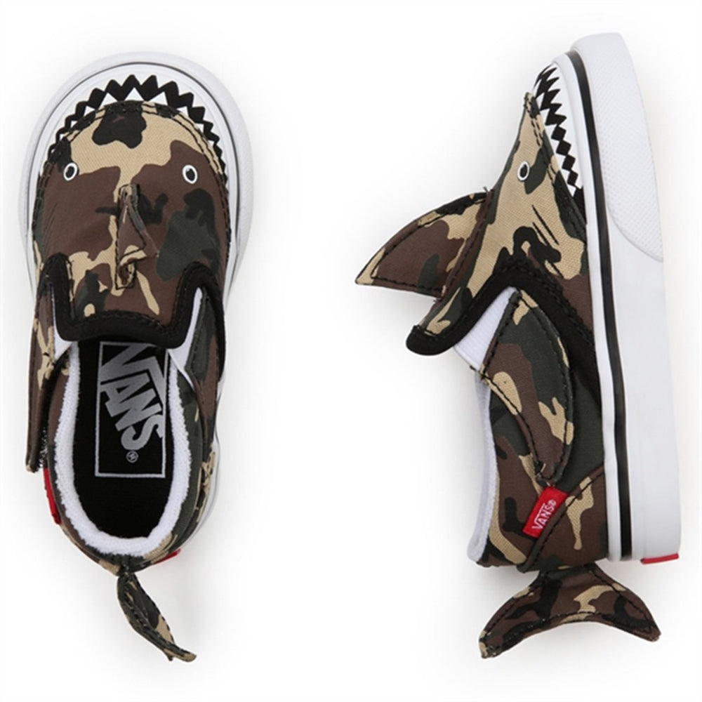 Slip-On Shark Camouflage - VANS → Luksusbaby.dk