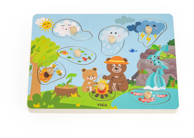 VIGA 4-in-1 Lydpuslespill