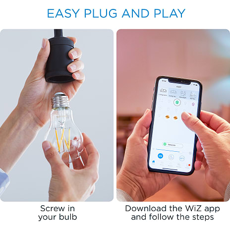 WiZ filament LED pære 6,7W - dæmpbar