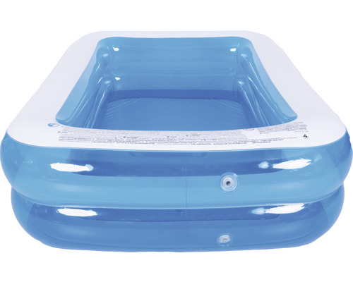Opzetzwembad Fast-Set-Pool Familypool PVC rechthoekig 197x143x49 cm zonder accessoires blauw/wit