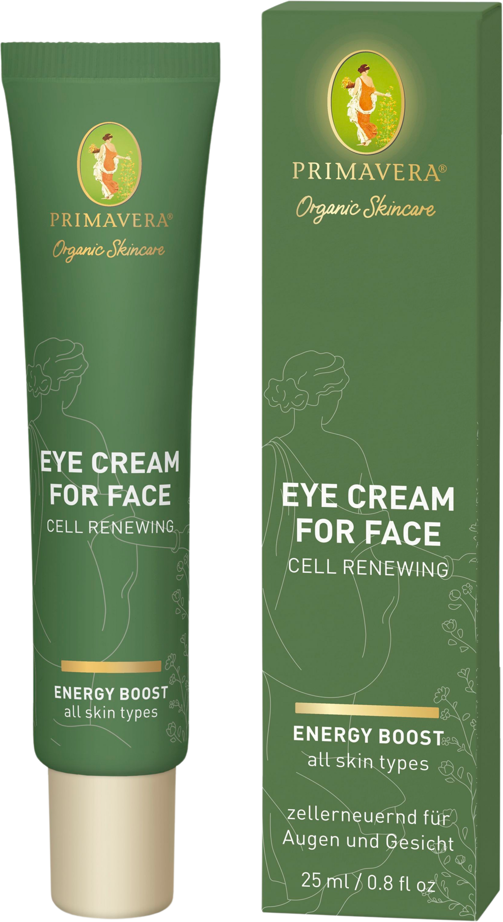 PRIMAVERA  Eye Cream for Face Cell Renewing, 25 ml