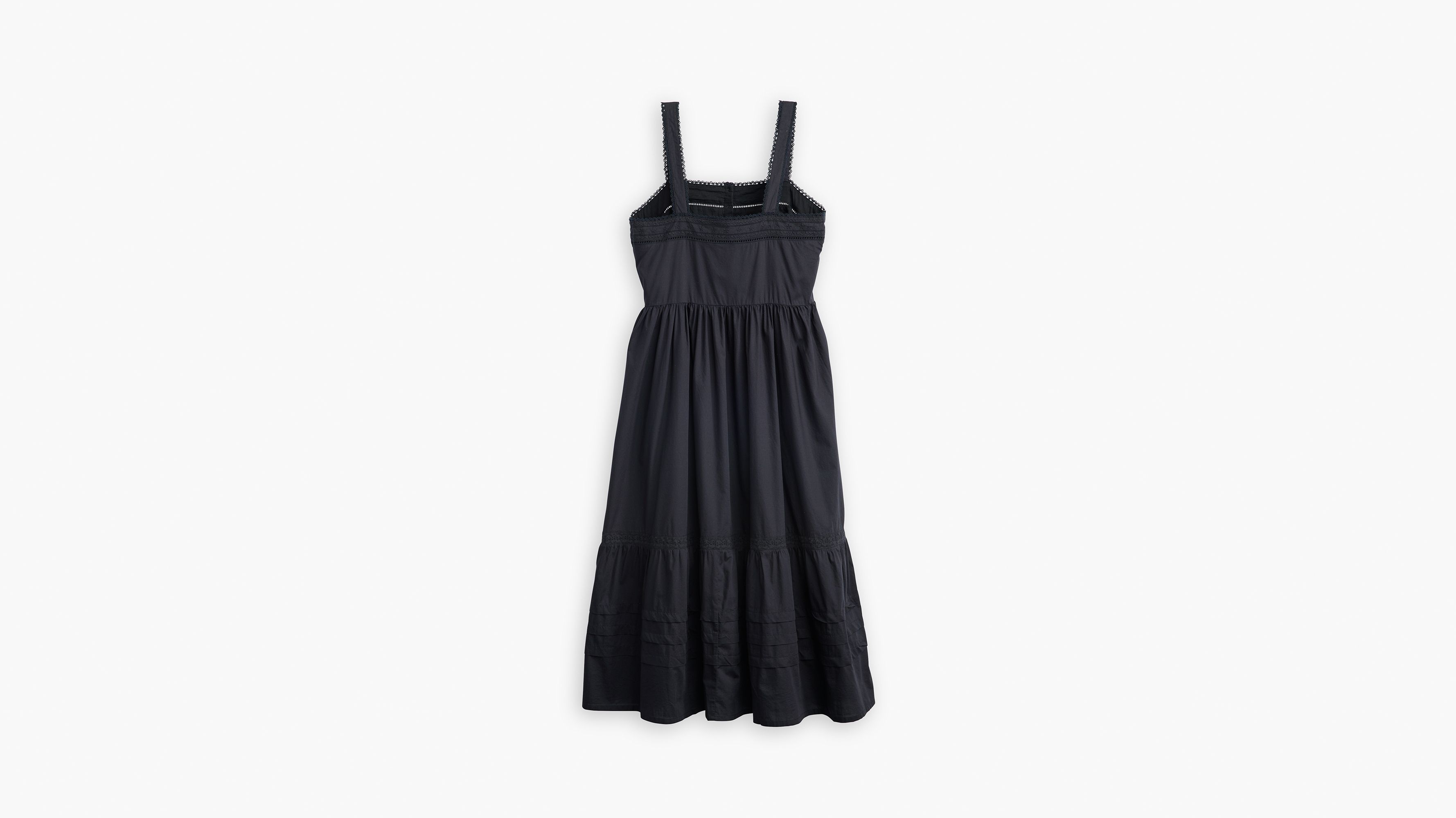 Robe mi-longue Cici - Caviar - Noir