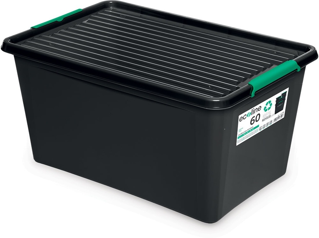 CAIXA PLÁSTICA RECICLADA ECOLINE 60L DML