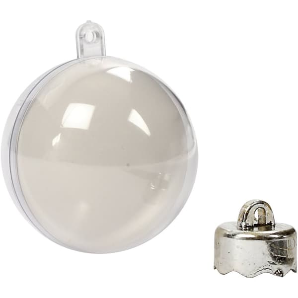 Deko-kule, dia. 5 cm, transparent, 10 stk./ 1 pk.