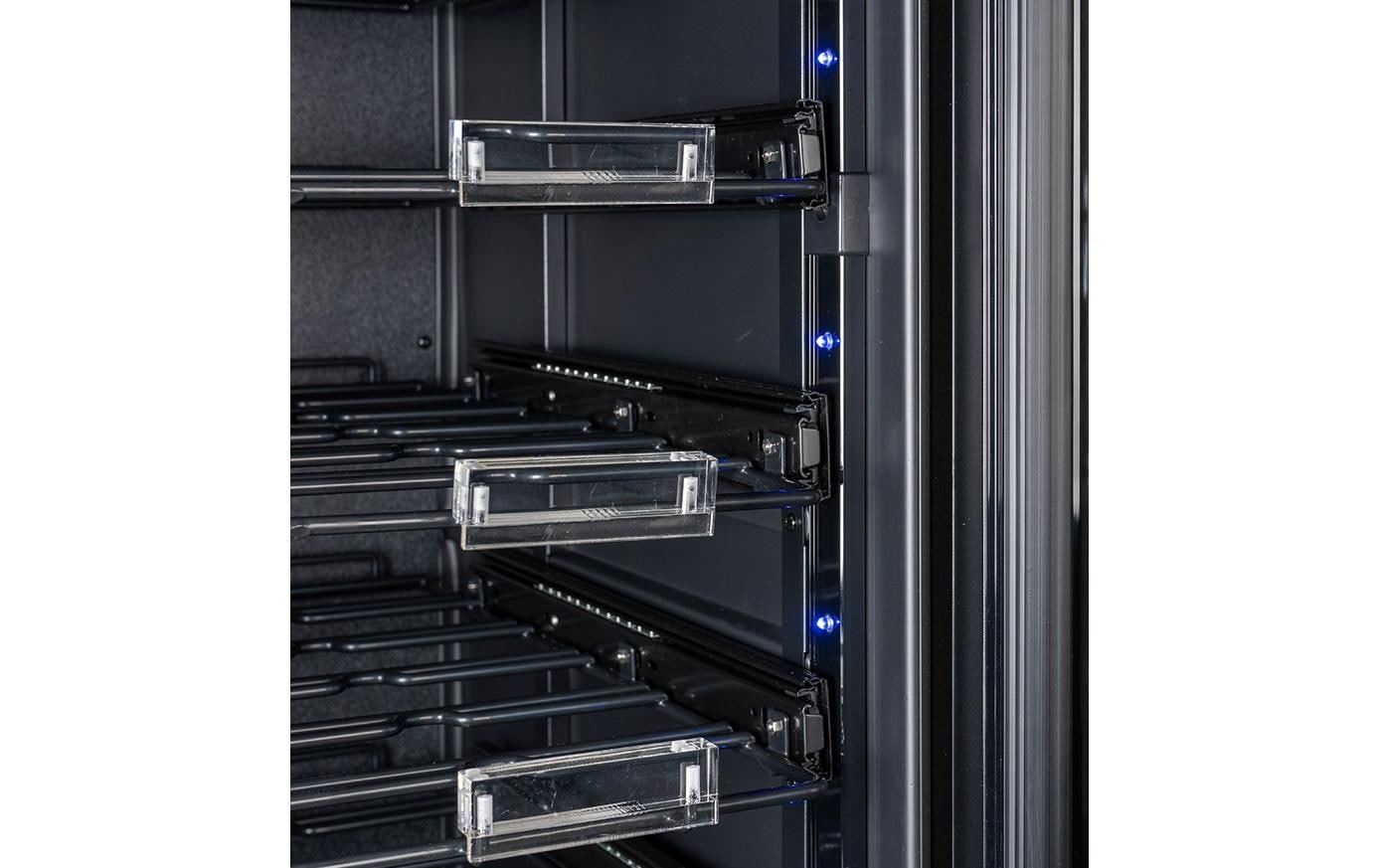 Weinklimaschrank WKZ 150 Schwarz, Rechts, Wechselbar<br>Weintemperierschrank