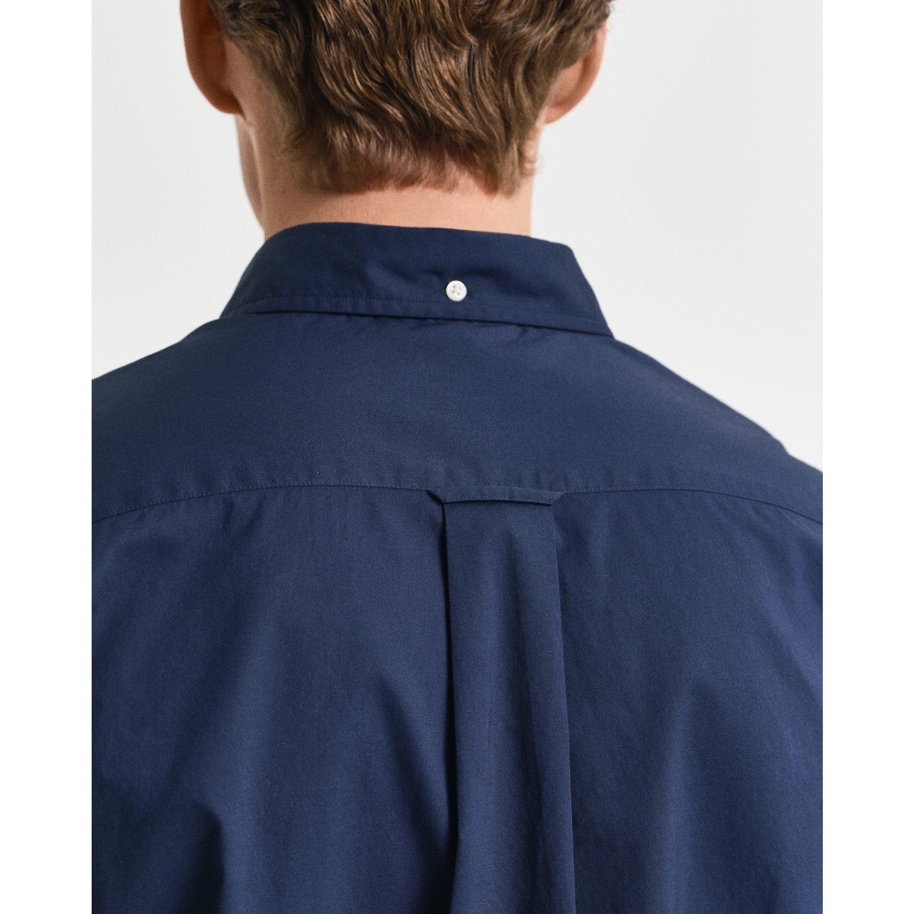 Gant Regular Fit Classic Poplin Short Sleeve Shirt