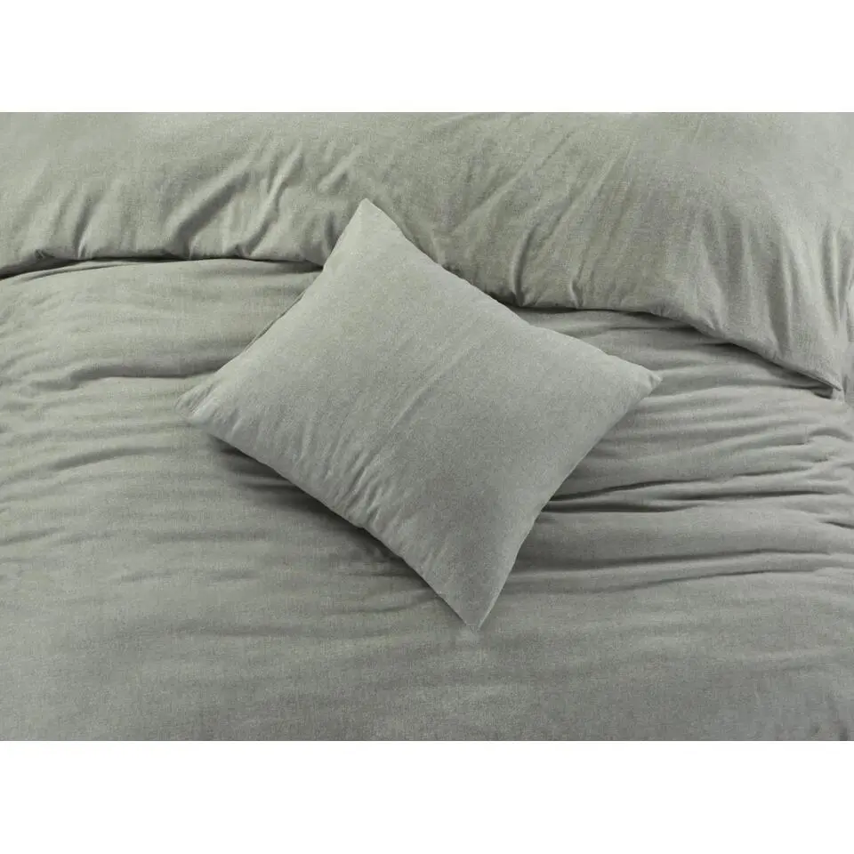 Papillon dekbedovertrek Brienz flanel - 140x200/220cm - Groen