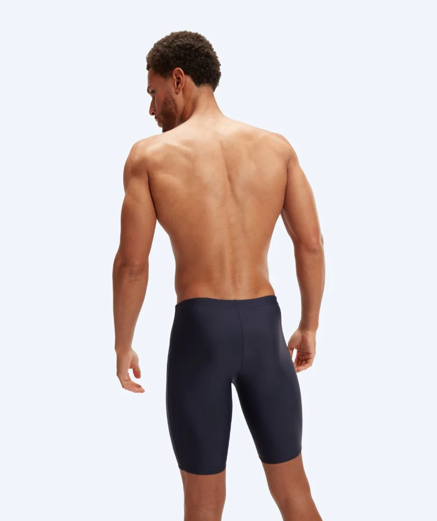 Speedo lange badebukser til mænd - Medley Logo - Mørkeblå/blå