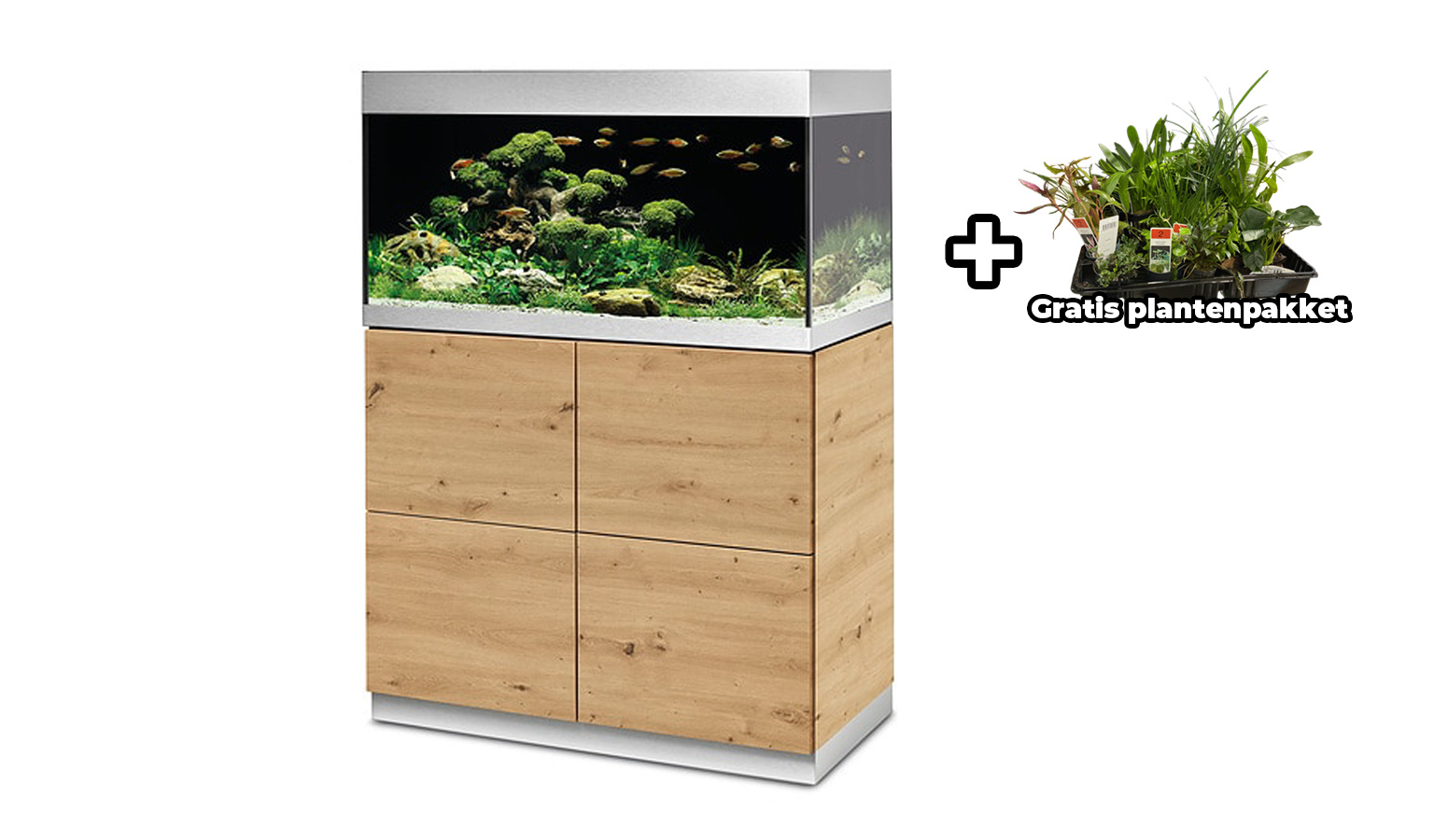 Oase HighLine Optiwhite 200 Set Wild Eiken | Nieuwe aquaria