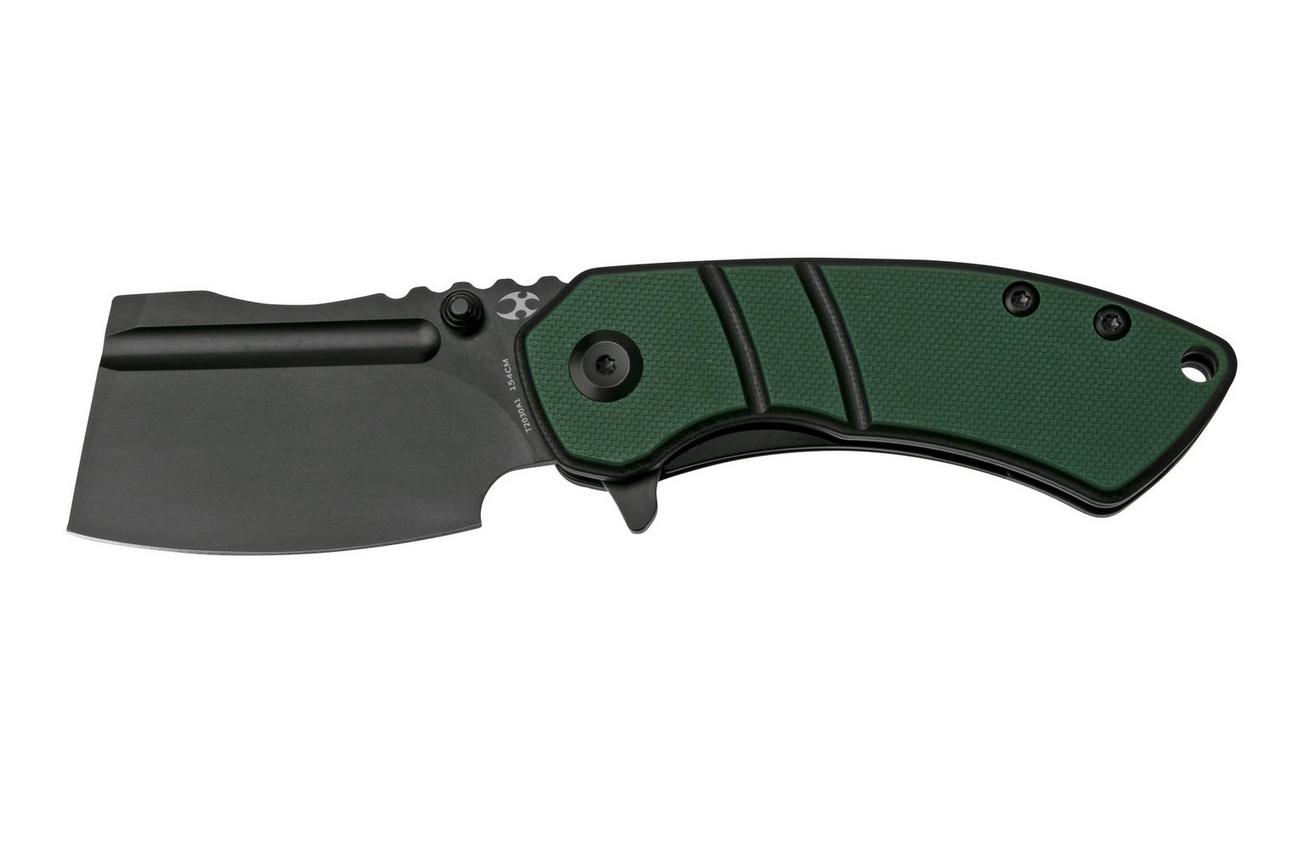 Kansept Korvid M T2030A1 Black, Green & Black G10 zakmes, Justin Koch design