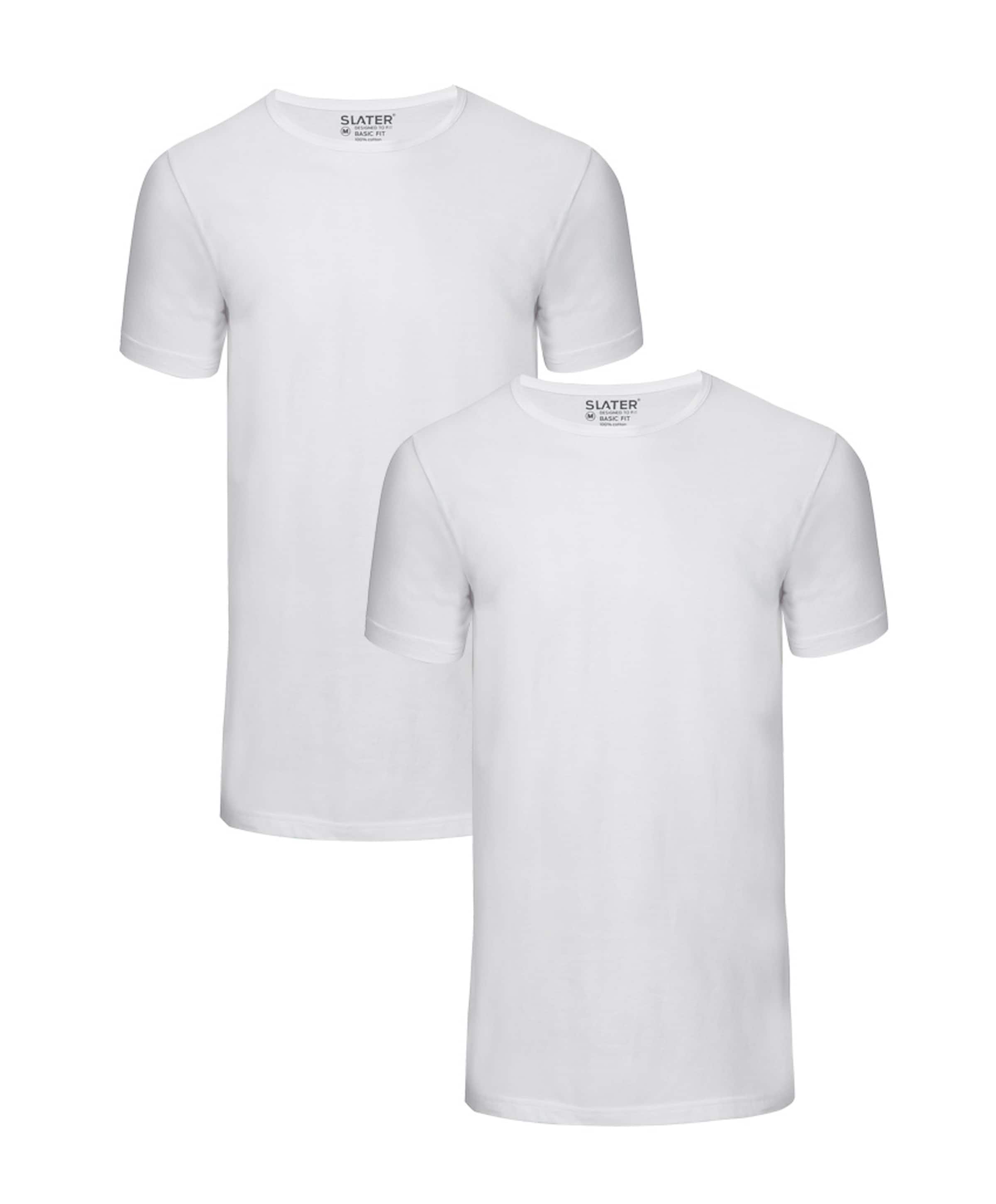 Slater Heren T-shirt wit