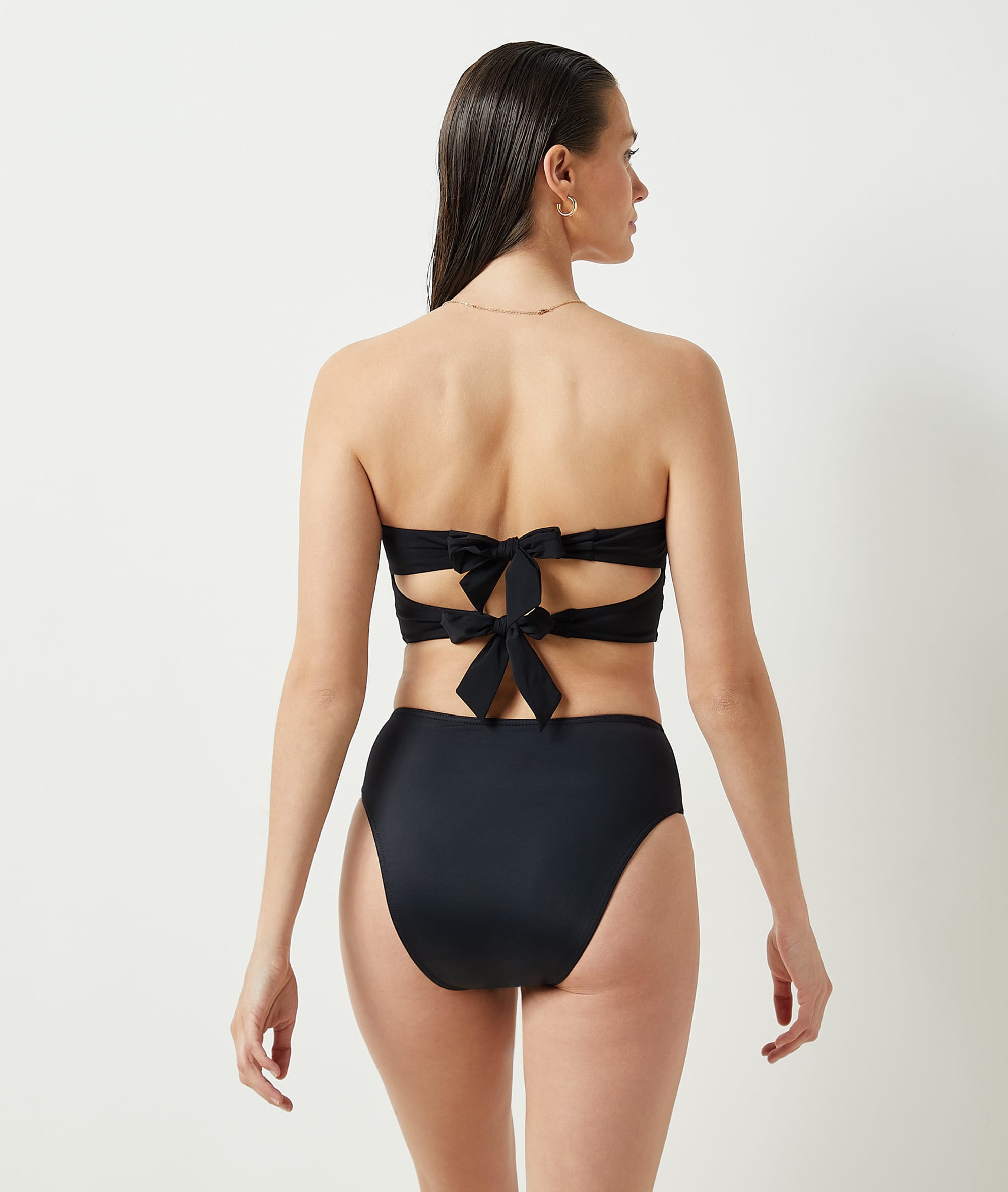 Culotte bikini taille haute menstruel bas de maillot