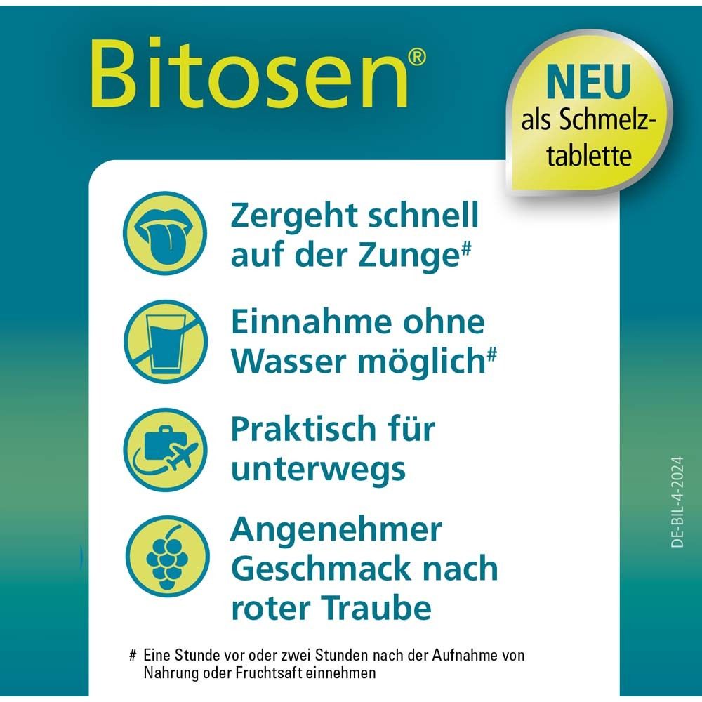Bitosen® 20 mg Schmelztabletten