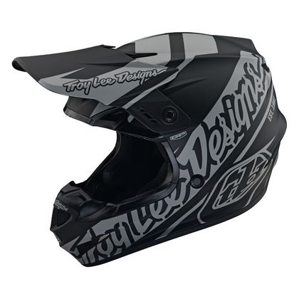 Casque cross TroyLee design GP SLICE 2024 - Noir / Gris