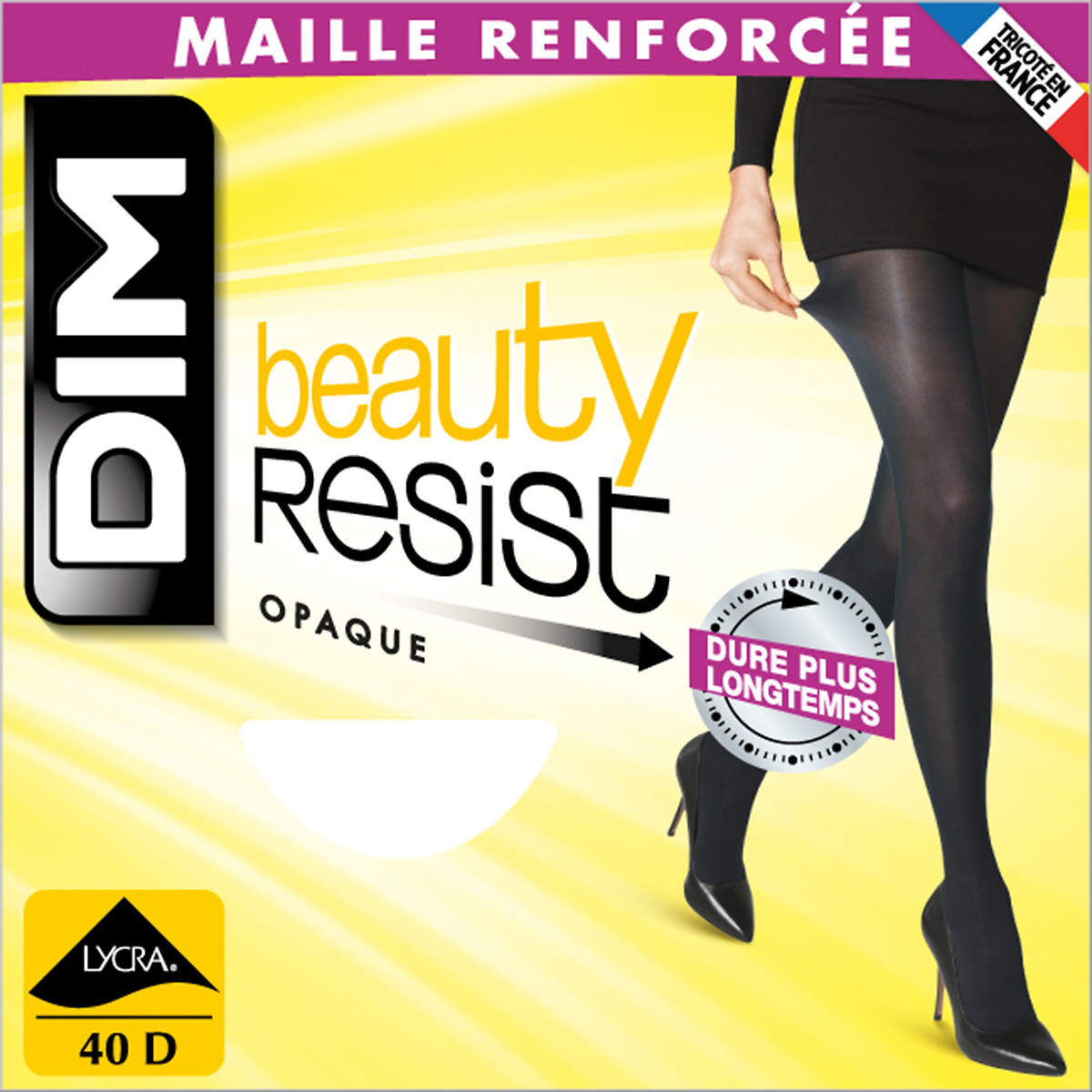 DIM<br>Calcinha Beauty resiste opaak 40 deniers