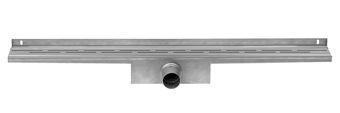 Easy Drain Compact 50 Wall douchegoot enkele plaat 6x90cm m. zijuitloop RVS