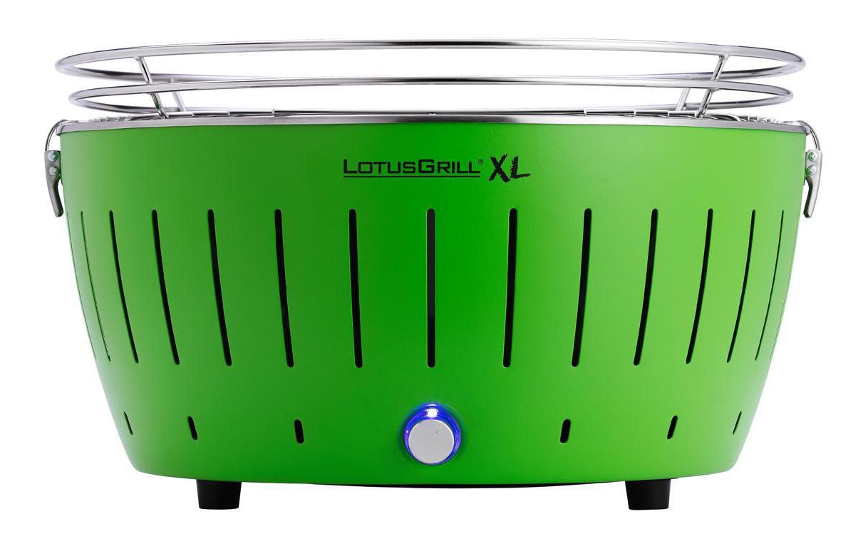 Tischgrill XL, Limettengrün, Ø 40.5 cm<br>Grillieren mit Holzkohle auch auf dem Balkon