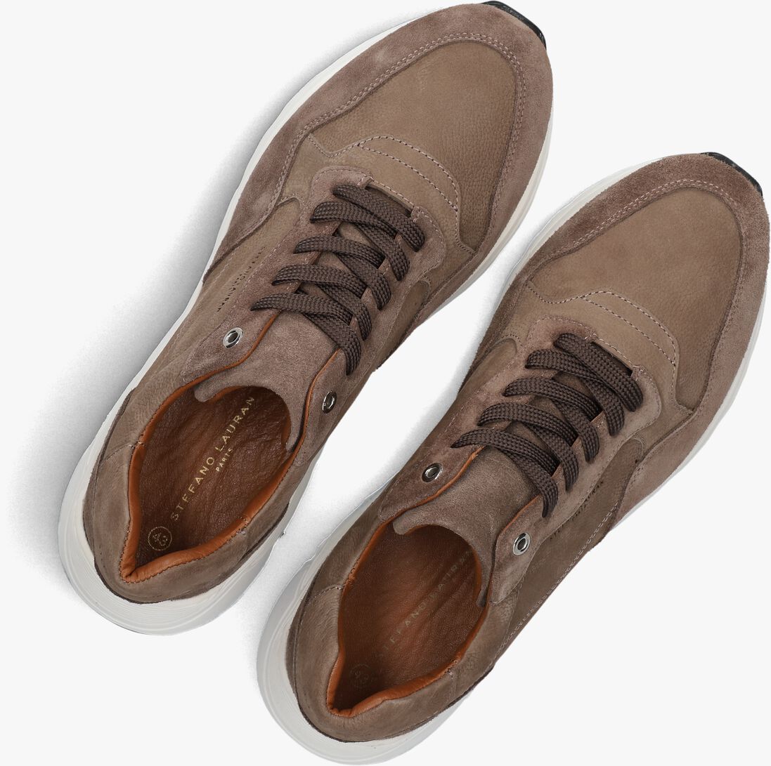taupe stefano lauran lage sneakers star 007