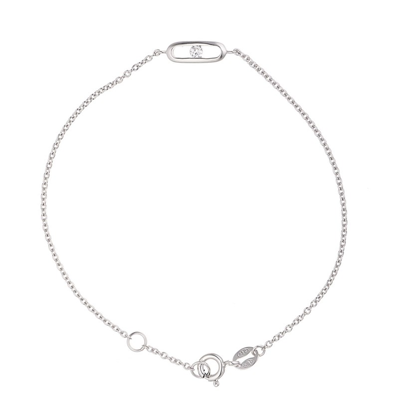 Bracelet solitaire - Argent 925