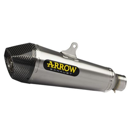 Silencieux Arrow X-kone Nichromembout carbone - Gris