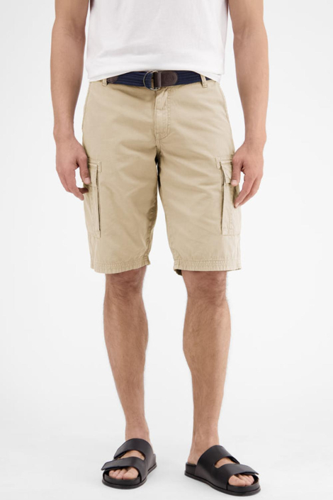 Lerros beige heren korte broek