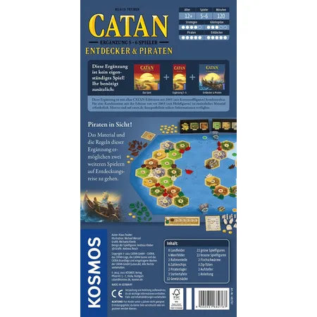 KOSMOS Catan Entdecker & Piraten [Erweiterung]