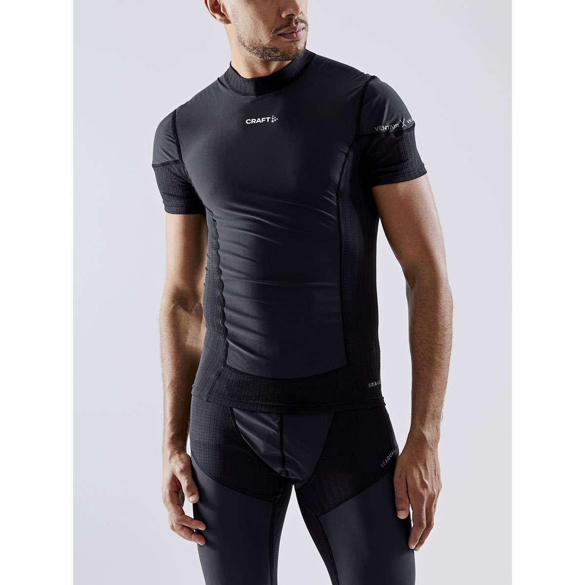 Craft Active Extreme X Wind Ondershirt Korte Mouwen Zwart Heren