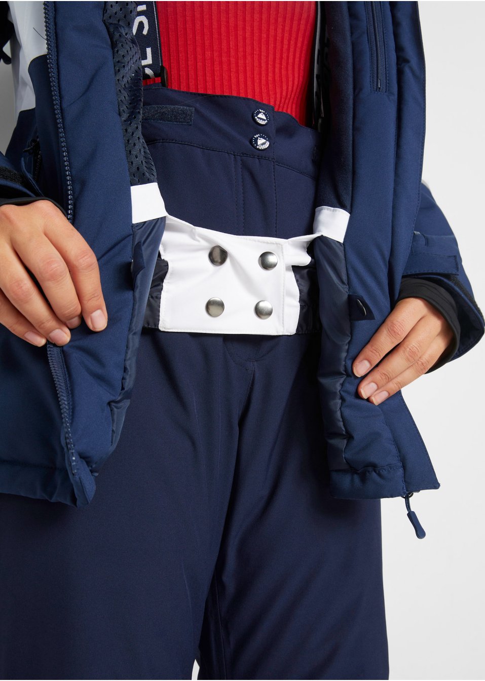 Veste de ski fonctionnelle à capuche, étanche