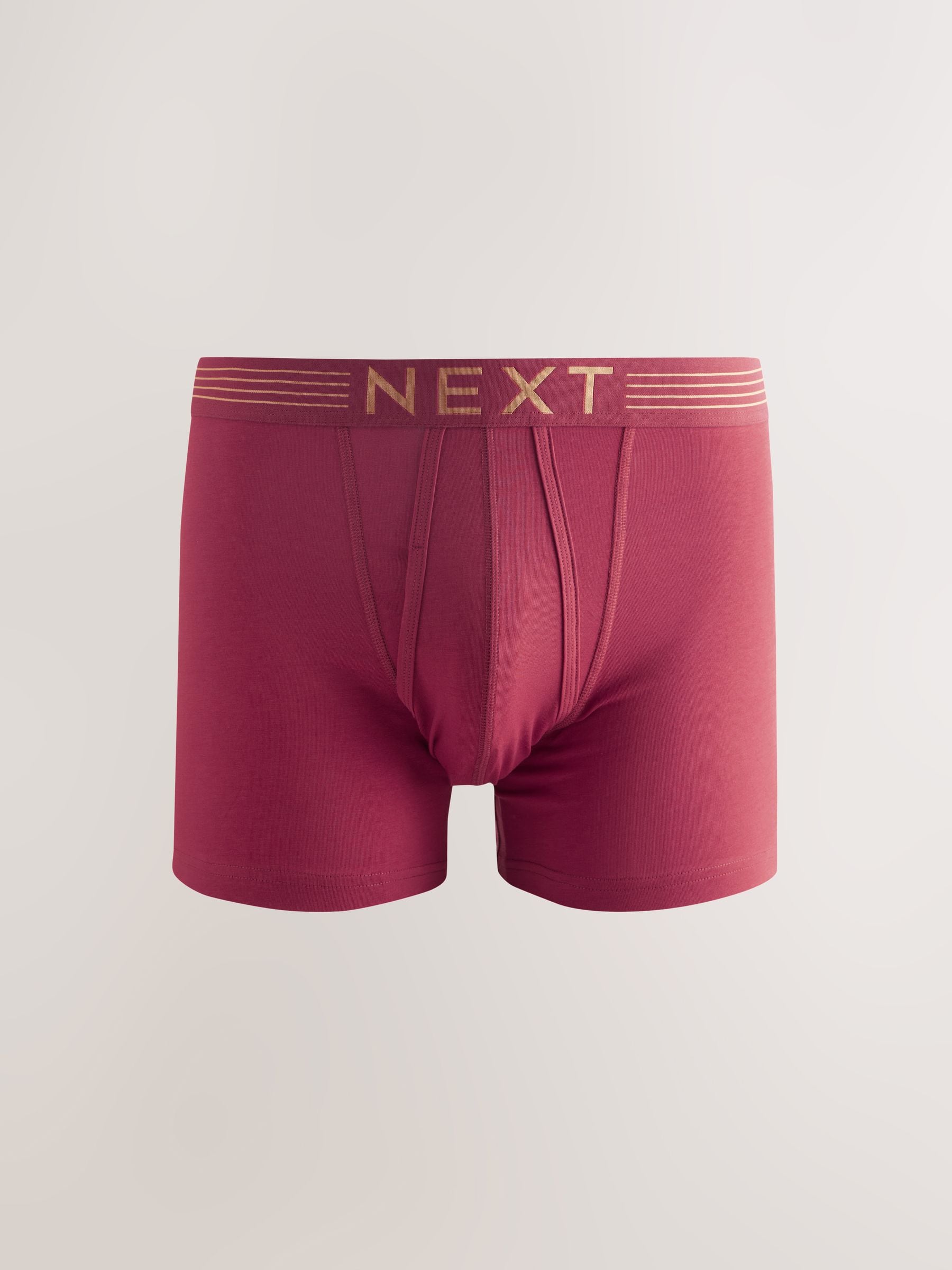 Rijke marineblauw/paars/oranje - Verpakking van 10 - Boxershorts met A-voorkant