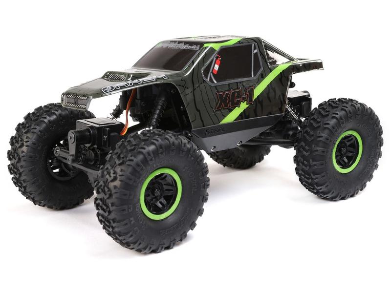Axial Rock Crawler AX24 XC-1 4WS, Grün, RTR, 1:24 Mini Crawler mit Allrad Lenkung