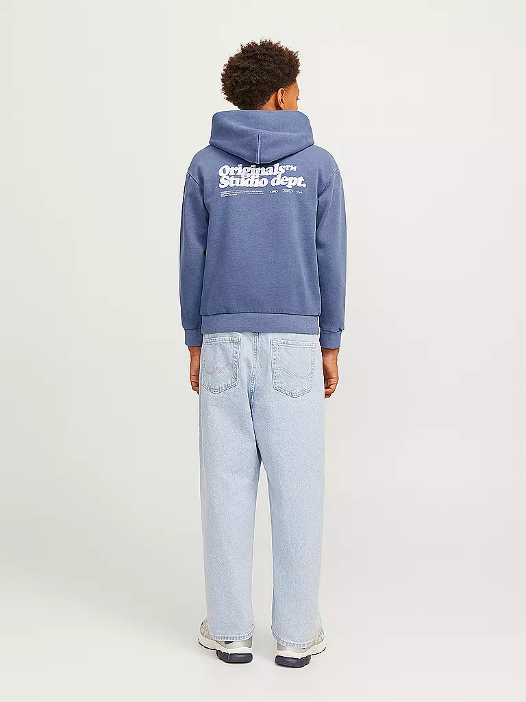 JACK & JONES Jungen Kapuzensweater - Hoodie JORVERMONT blau
