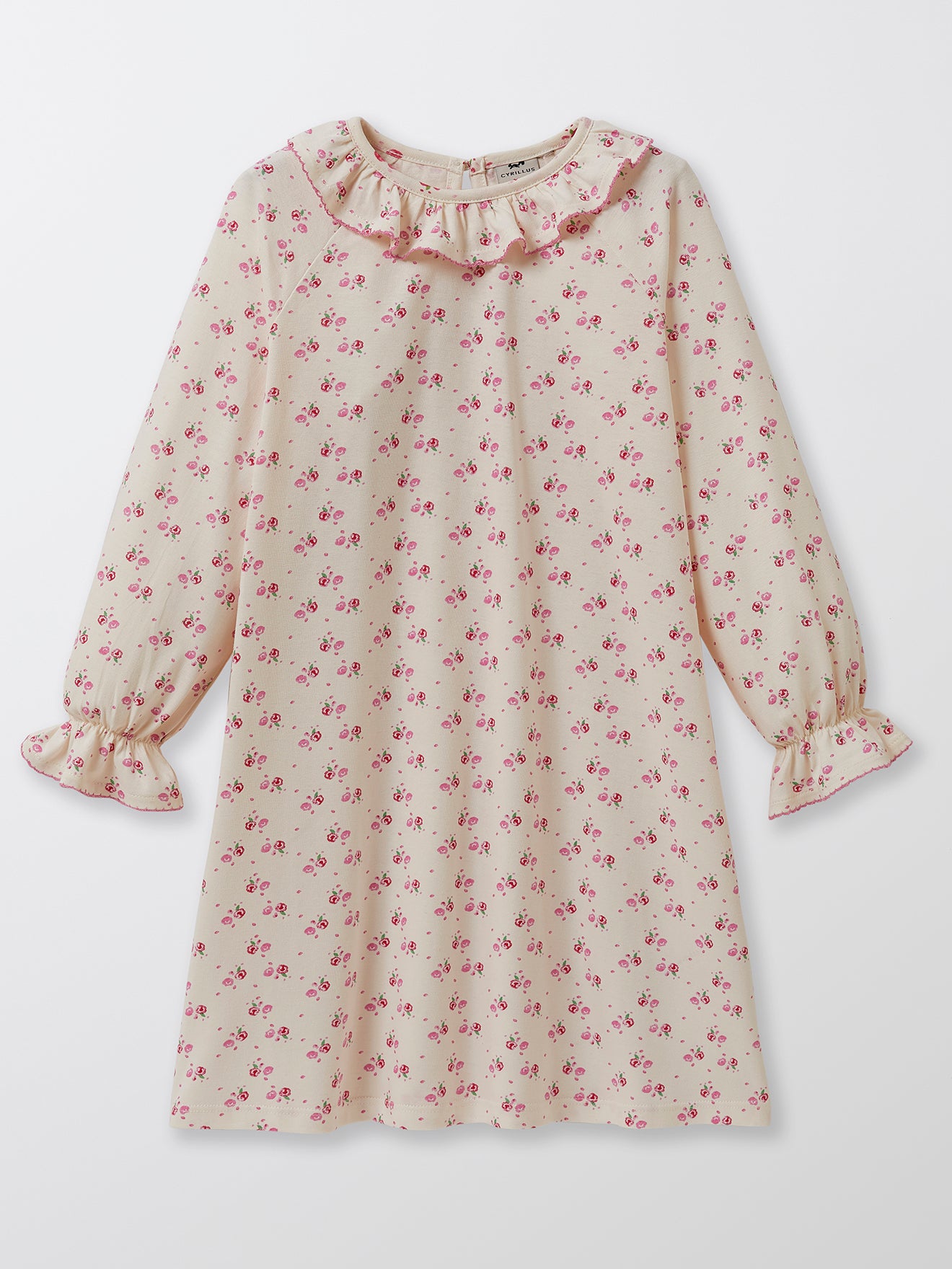 Chemise de nuit Fille col volanté