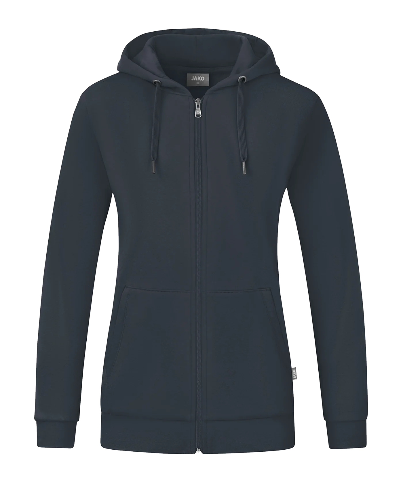 JAKO Organic Kapuzenjacke Damen Grau F830